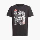 adidas Polera Messi F&uacute;tbol Estampado, NEGRO, hi-res