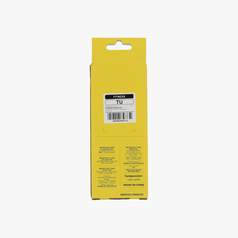 Gym Power Resistance Band Set, SURTIDO, hi-res image number null