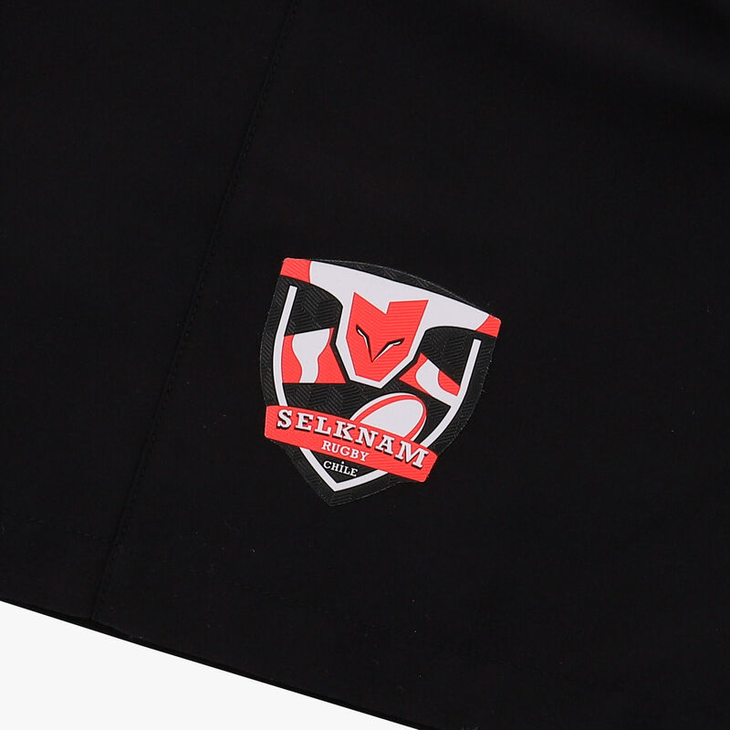 Short Oficial Selknam Rugby 2025, NEGRO, hi-res image number null