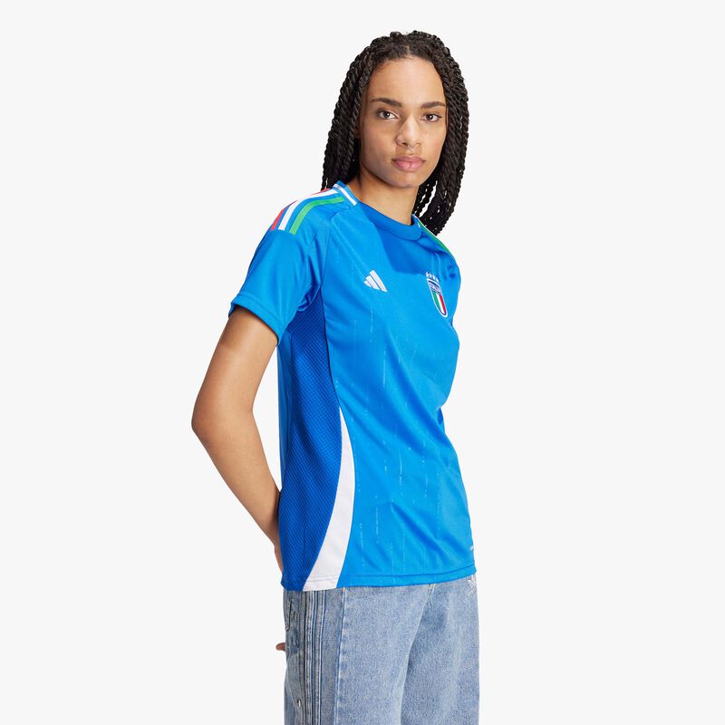 adidas Camiseta Local Italia 24, AZUL, hi-res image number null