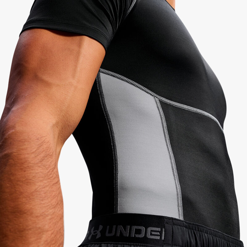 Under Armour Polera HeatGear Elite, NEGRO, hi-res image number null