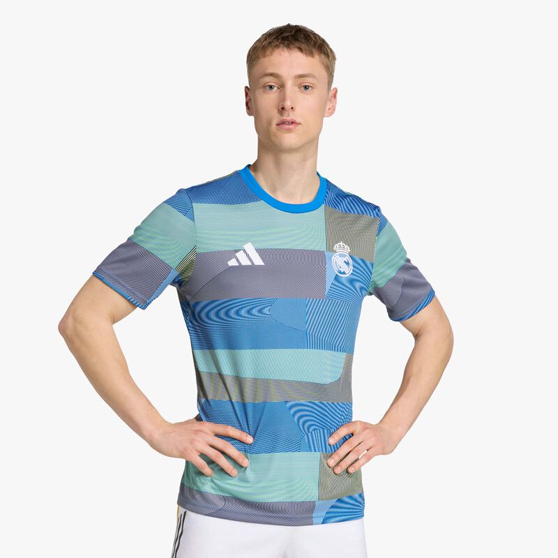 adidas Camiseta Prepartido Real Madrid 25/26, AZUL, hi-res image number null