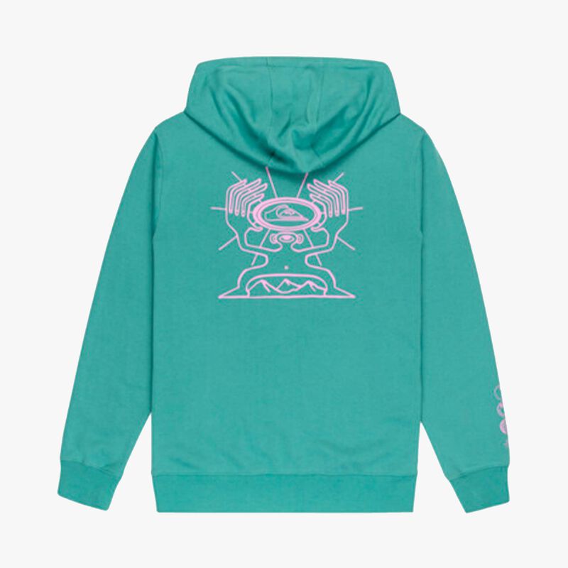 Quiksilver Poler&oacute;n GraphicZip , VERDE, hi-res image number null