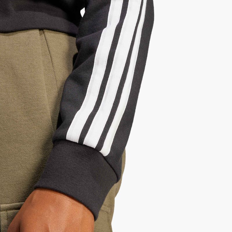 adidas Chaqueta Essentials French Terry 3 bandas, NEGRO, hi-res image number null