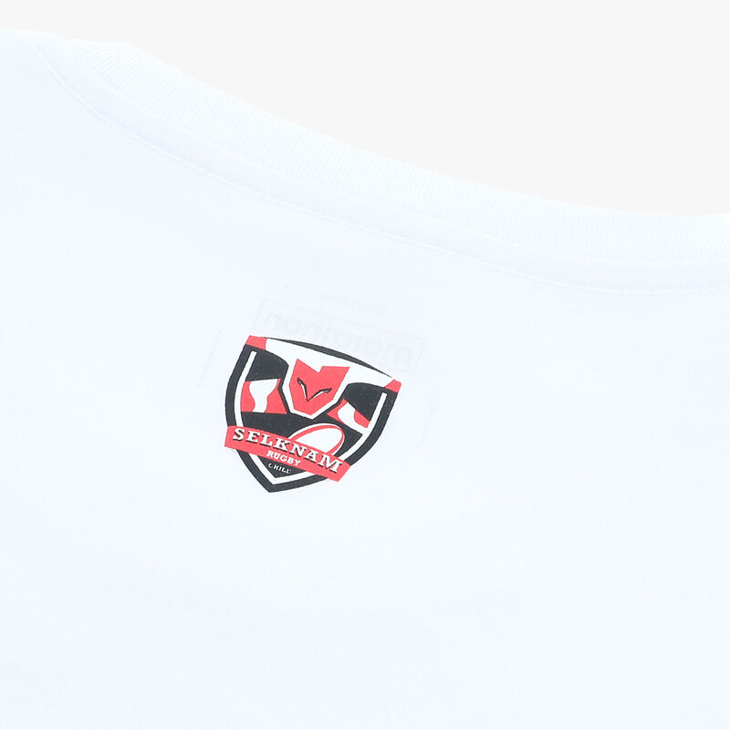 Polera Hincha Selknam Rugby, BLANCO, hi-res image number null