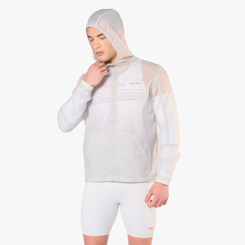 Saucony Chaqueta Elevate Packaw, GRIS, hi-res image number null