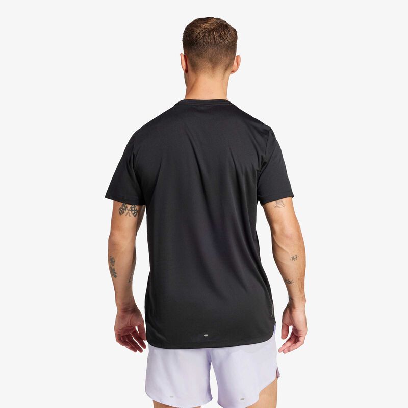 adidas Polera Run It Brand Love, NEGRO, hi-res image number null