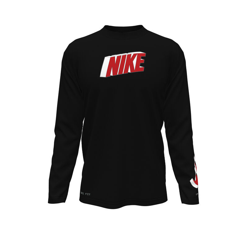 Nike Long Sleeeve Hydroguard, NEGRO, hi-res image number null
