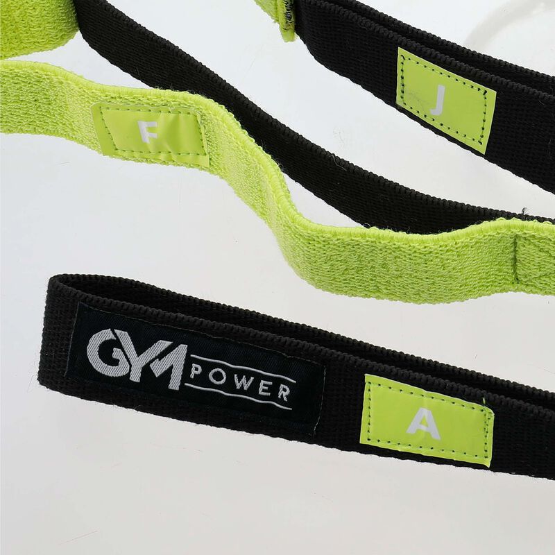Gym Power Yoga Stretch Strap, NEGRO, hi-res image number null