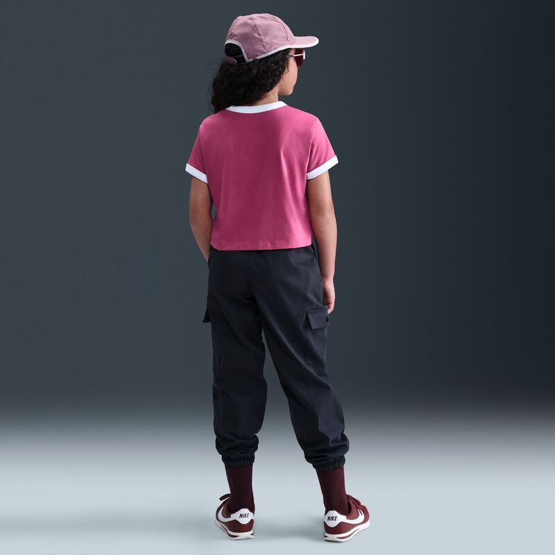 Nike Polera Sportswear Polera Cropped para ni&ntilde;a, ROJO, hi-res image number null