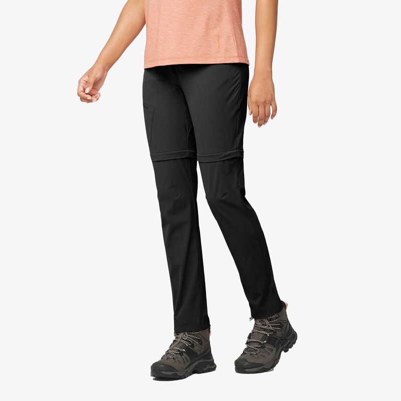 Salomon Pantalón Wayfarer Zip Off, NEGRO, hi-res image number null