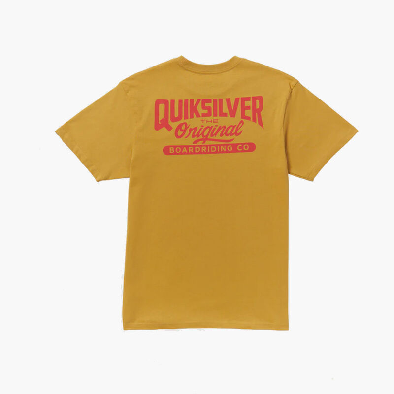 Quiksilver Polera Original Script, AZUL, hi-res image number null