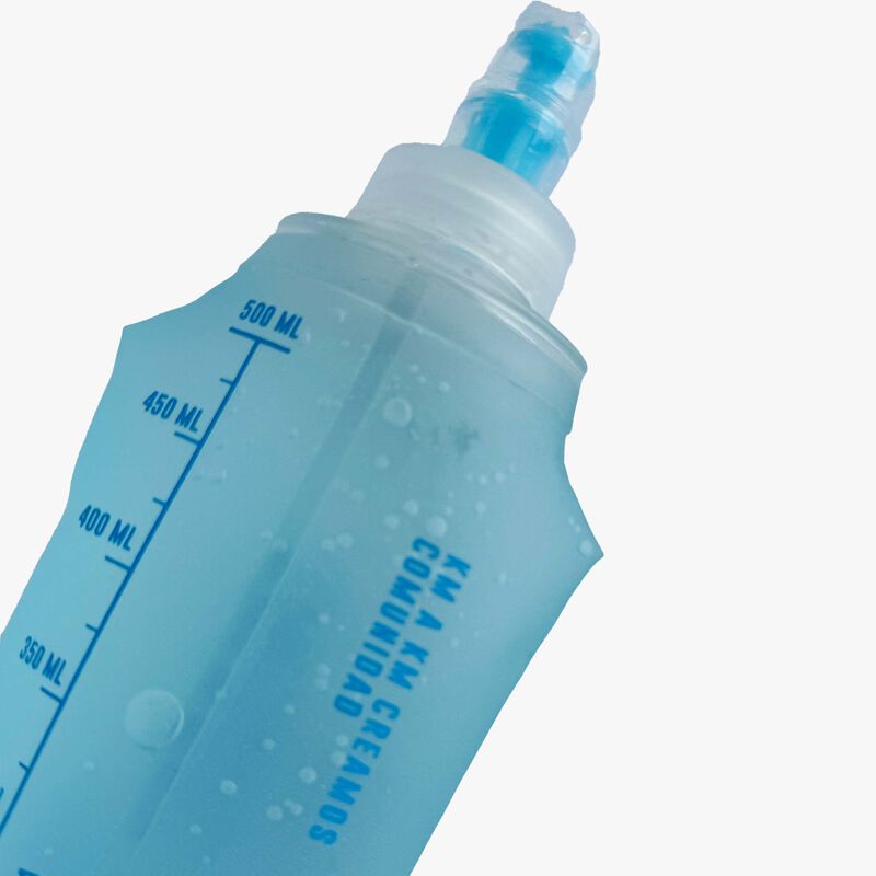 Finisher Botella Soft Flask 500 ML, AZUL, hi-res image number null