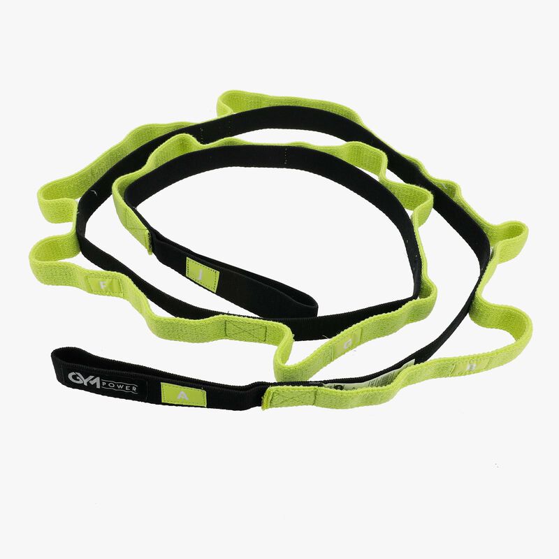 Gym Power Yoga Stretch Strap, NEGRO, hi-res image number null