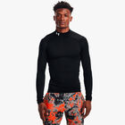 Under Armour Polera ColdGear Compression, NEGRO, hi-res