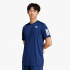 adidas Polera de Tenis Club Climacool 3 Tiras, AZUL, hi-res