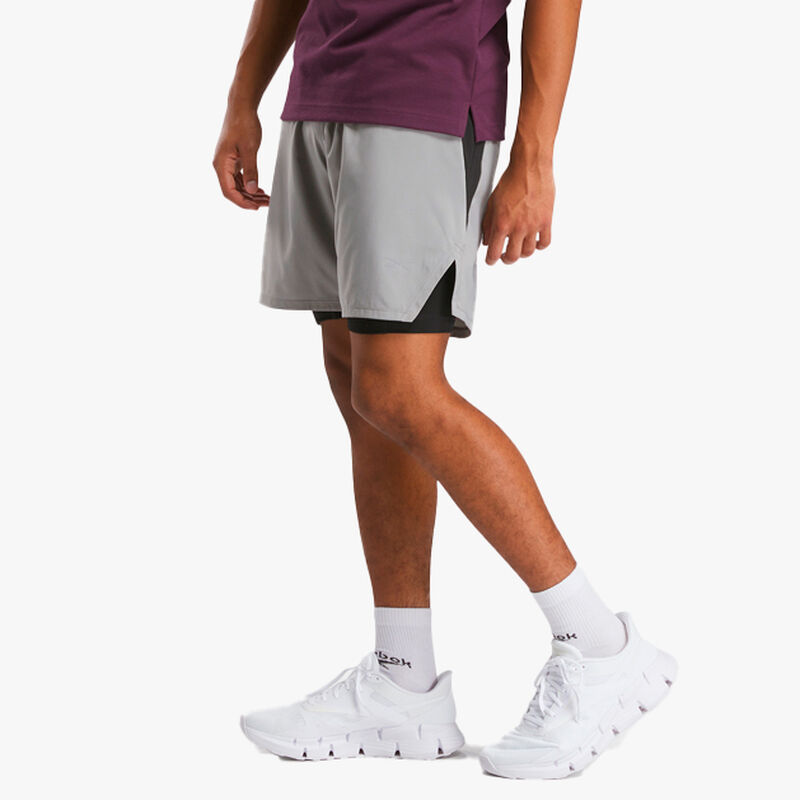 Reebok Shorts Two-In-One, GRIS, hi-res image number null
