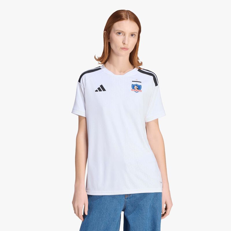 adidas Camiseta Colo-Colo Local 2026 Mujer, BLANCO, hi-res image number null