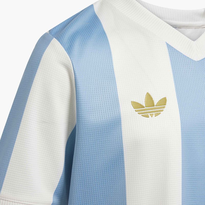 adidas Polera Argentina Aniversario Niños, AZUL, hi-res image number null
