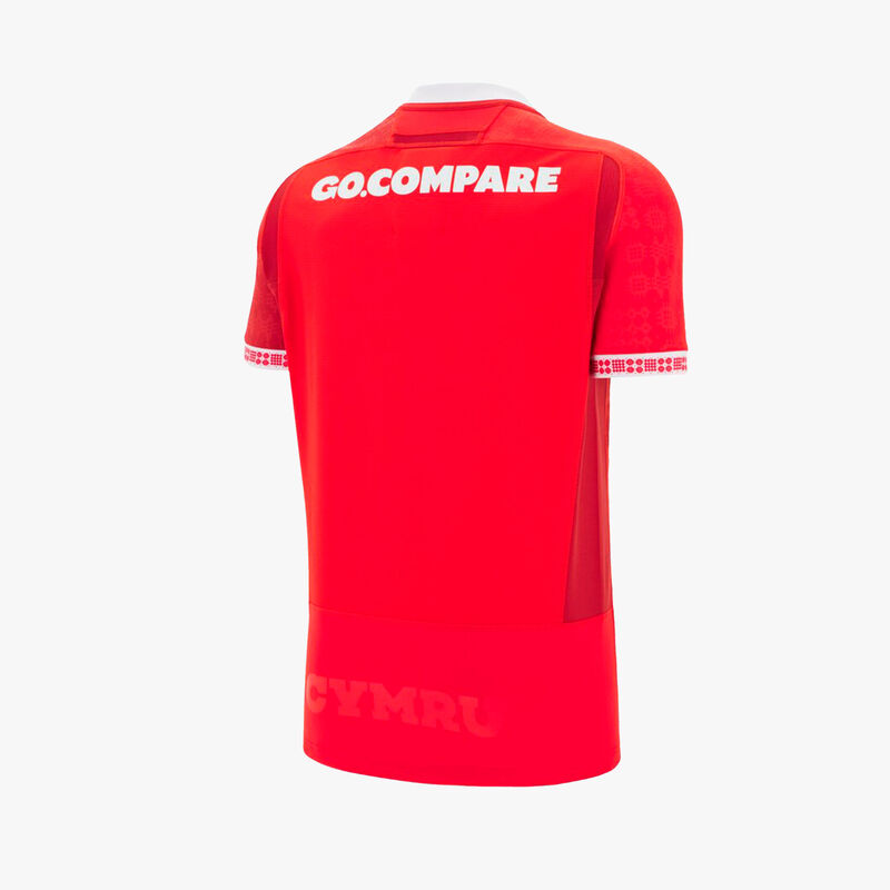 Macron Camiseta Selección Rugby Gales Local 2025/26, ROJO, hi-res image number null