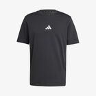 adidas Polera Essentials Logo Peque&ntilde;o Tejido Jersey, NEGRO, hi-res