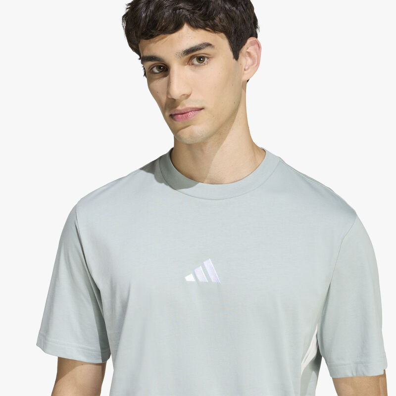 adidas Polera Essentials 3 Tiros, VERDE, hi-res image number null