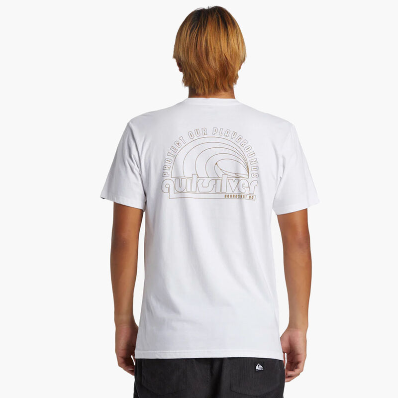 Quiksilver Polera Decal, BLANCO, hi-res image number null