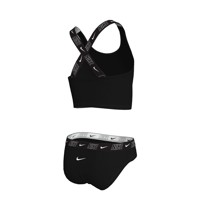 Nike Traje de Ba&ntilde;o Crossback Midkini Set, NEGRO, hi-res image number null