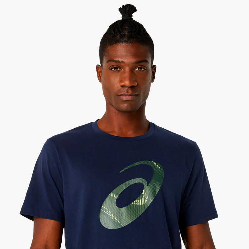 Asics Polera Seasonal Graphic Tee, AZUL, hi-res image number null
