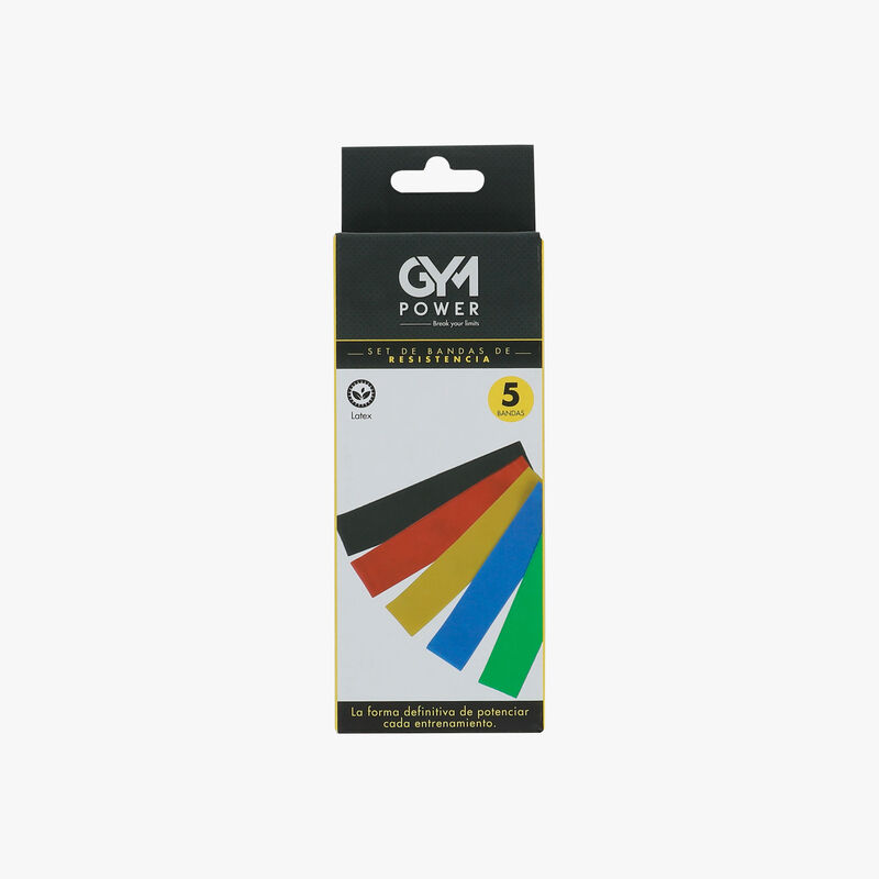 Gym Power Resistance Band Set, SURTIDO, hi-res image number null