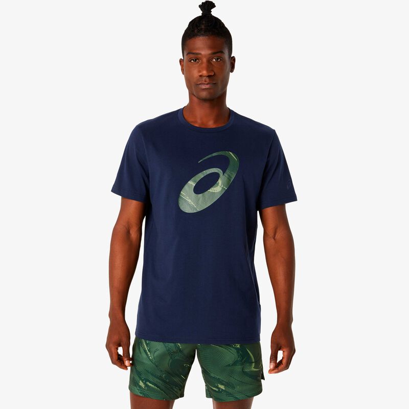 Asics Polera Seasonal Graphic Tee, AZUL, hi-res image number null