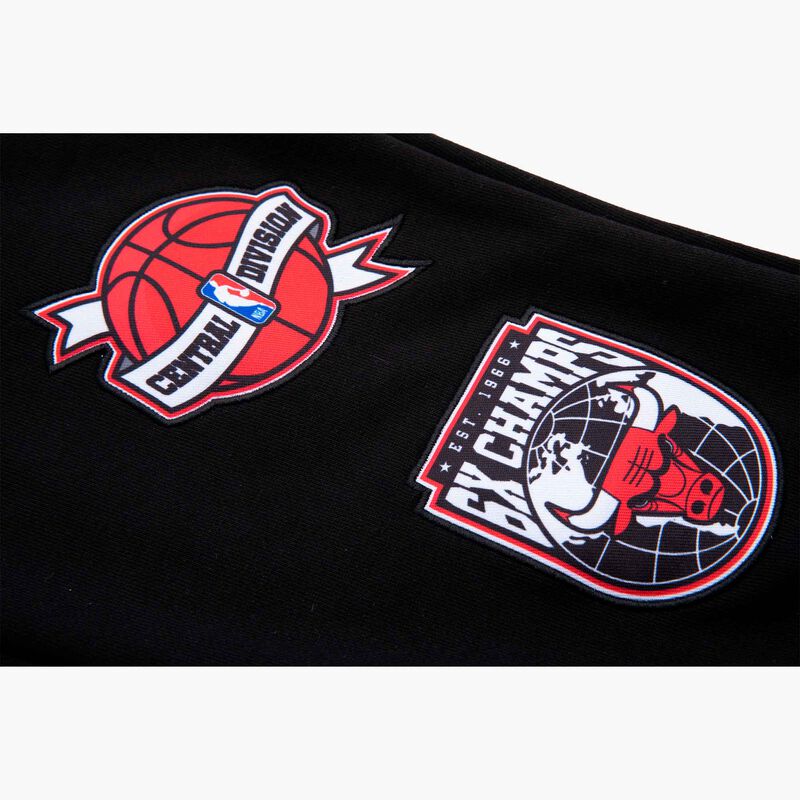 NBA Pantalón Logo Patches Bulls, NEGRO, hi-res image number null