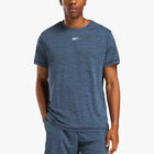 Reebok Polera Id Train Melange Tech, AZUL, hi-res