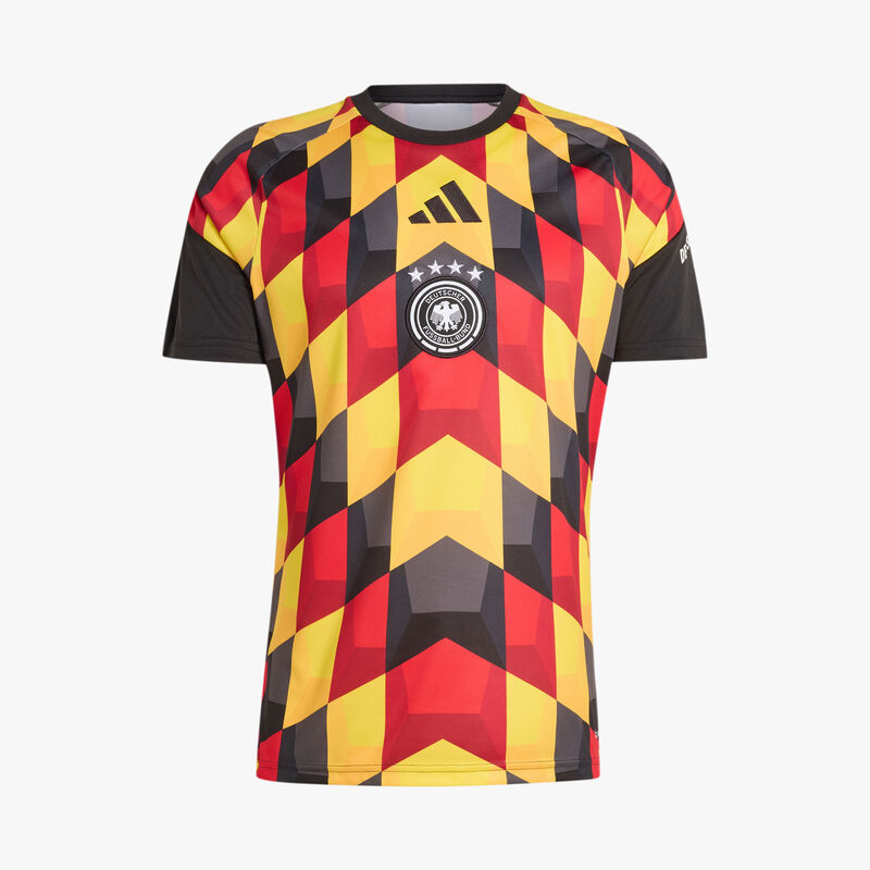 adidas Camiseta Prepartido Local Alemania 26, NEGRO, hi-res image number null