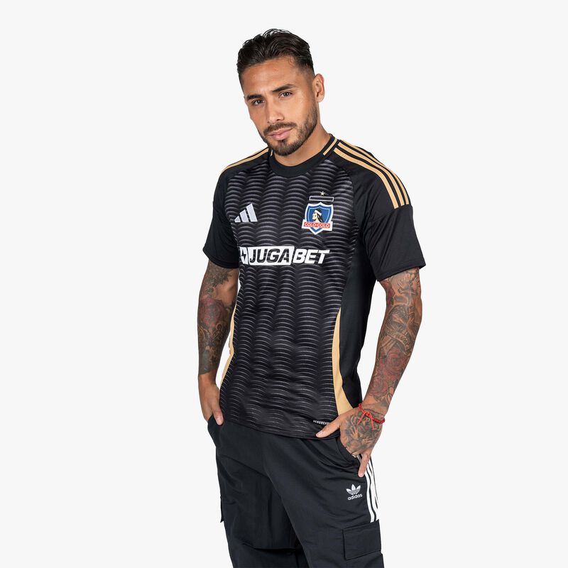 adidas Camiseta Visita Colo-Colo 2025, NEGRO, hi-res image number null