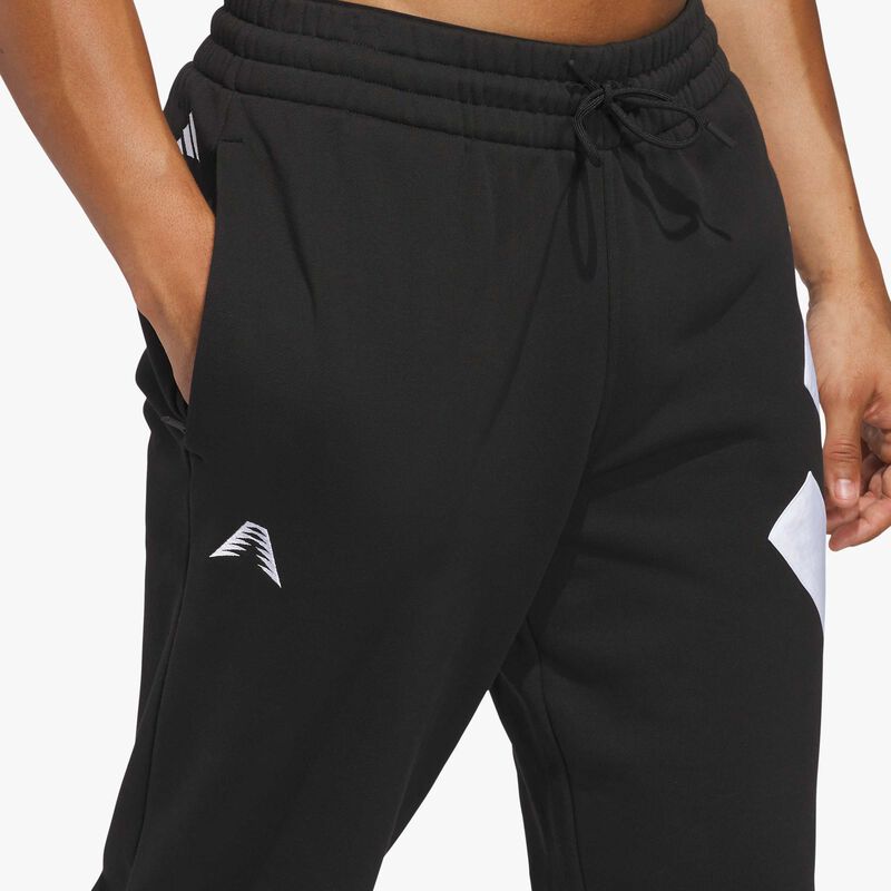 adidas Pantal&oacute;n de Felpa Anthony Edwards Foundation, NEGRO, hi-res image number null