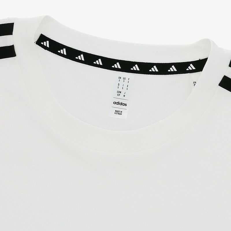adidas Polera Train Essentials Training 3 bandas, BLANCO, hi-res image number null