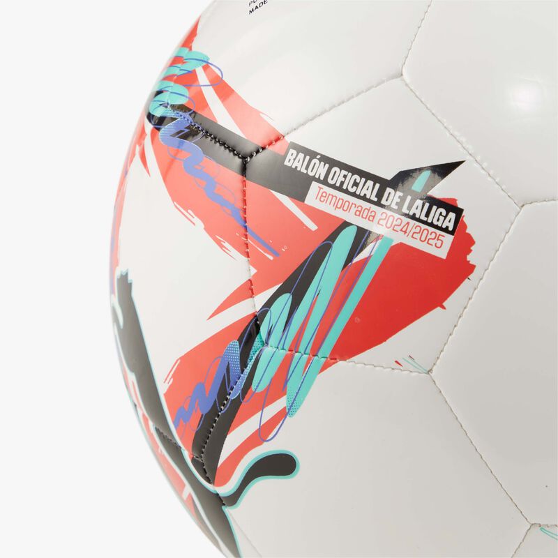 Puma Pelota de Fútbol Orbita La Liga 1 MS, BLANCO, hi-res image number null