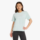 adidas Polera Essentials Logo Peque&ntilde;o Algod&oacute;n, VERDE, hi-res