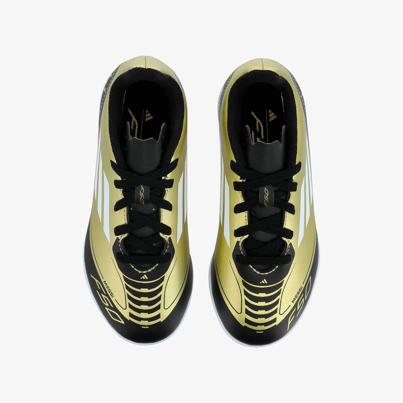 adidas Zapatillas F50 Club Turf J Messi, AMARILLO, hi-res image number null