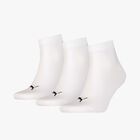 Puma Calcetines Quarter Plain Tobilleras 3 Pares, BLANCO, hi-res