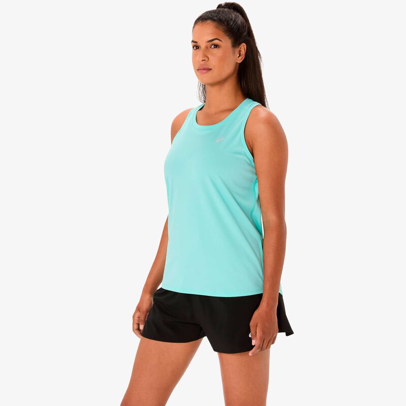 Asics Silver Tank, VERDE, hi-res image number null