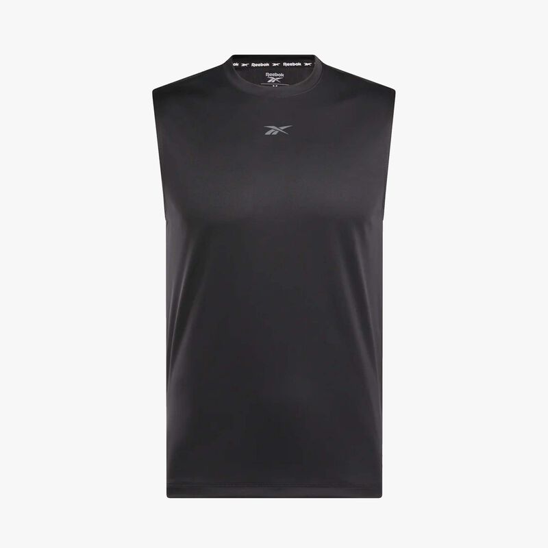 Reebok Polera Train Sleeveless Tech, NEGRO, hi-res image number null