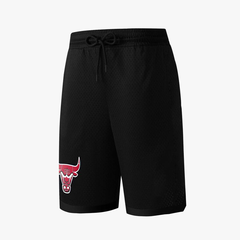 NBA Shorts Chicago Bulls, NEGRO, hi-res image number null