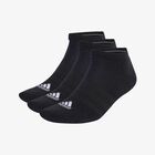adidas Calcetines Cushioned Invisibles 3 Pares, NEGRO, hi-res