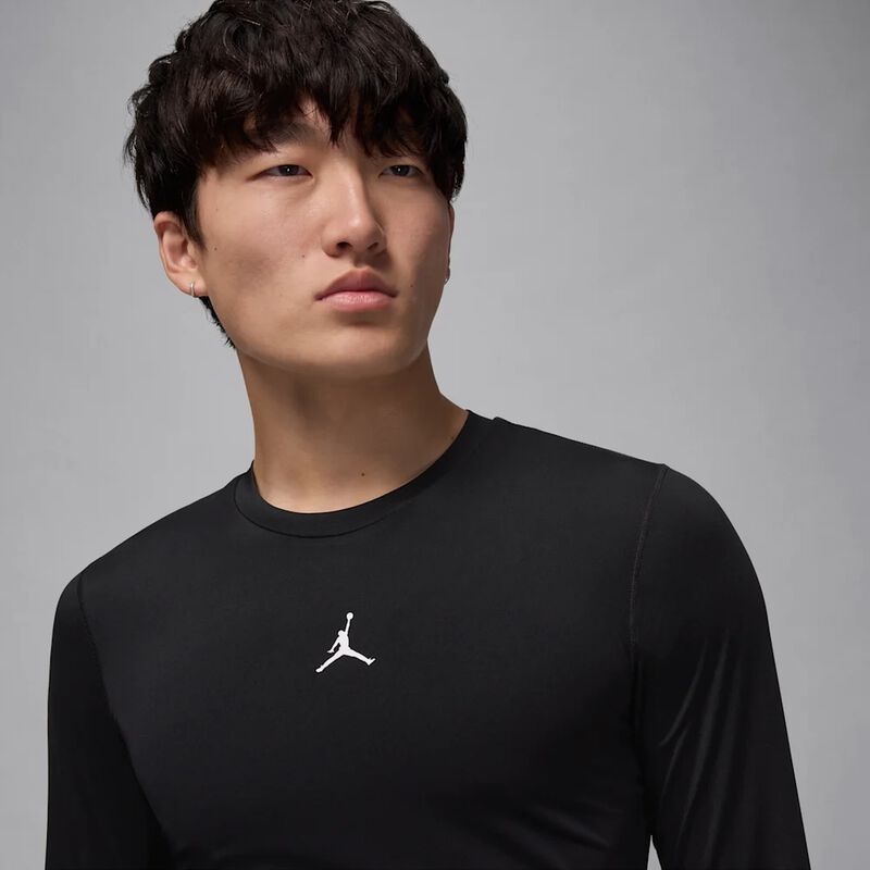 Jordan Polera manga larga Sport, NEGRO, hi-res image number null