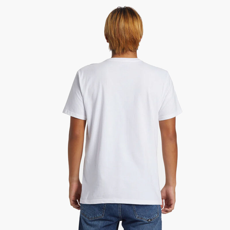 Quiksilver Polera Comp Logo, BLANCO, hi-res image number null