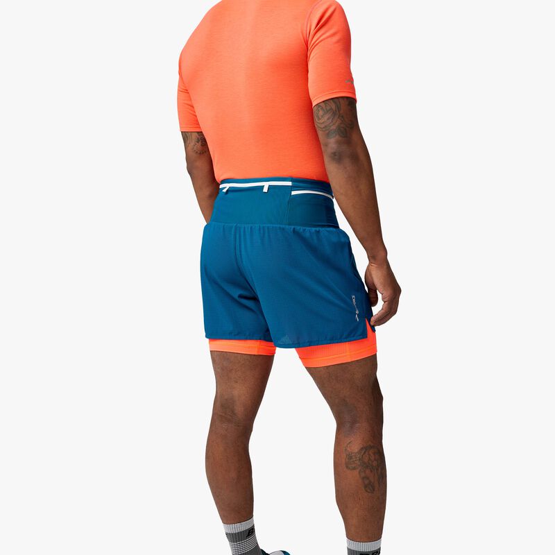 Brooks High Point 5" 2-in-1 Short 2.0, AZUL, hi-res image number null