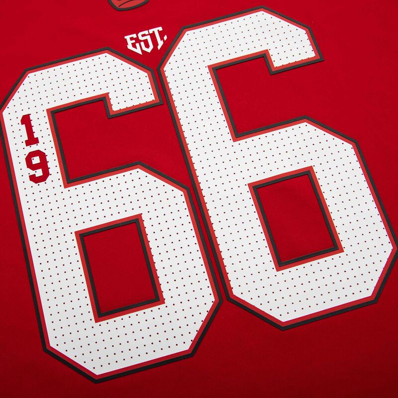 NBA Camiseta Number Print Bulls, ROJO, hi-res image number null