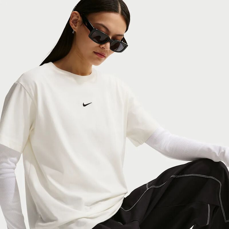 Nike Polera Oversize Sportswear, BLANCO, hi-res image number null